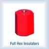 full  hexagonal support insulators for panel