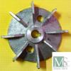 cast aluminum cooling fan blade for 10 hp alstom motor