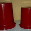 conical bus bar support insulators for panel